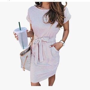 Women's Striped Casual Dress